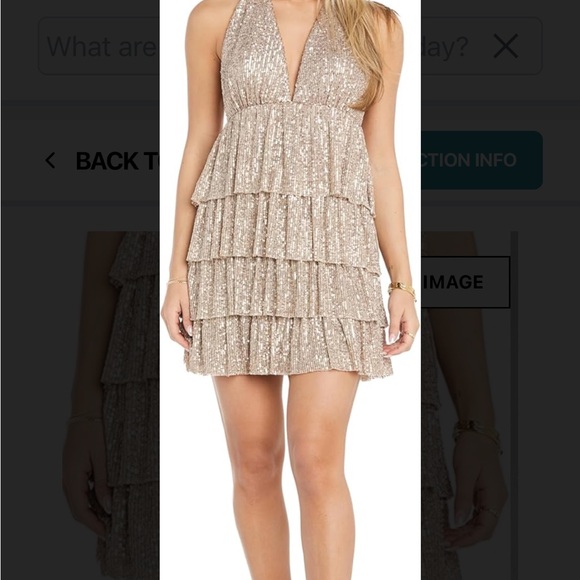 Morgan & Co. Dresses & Skirts - Junior mini sequin tiered halter dress box 7